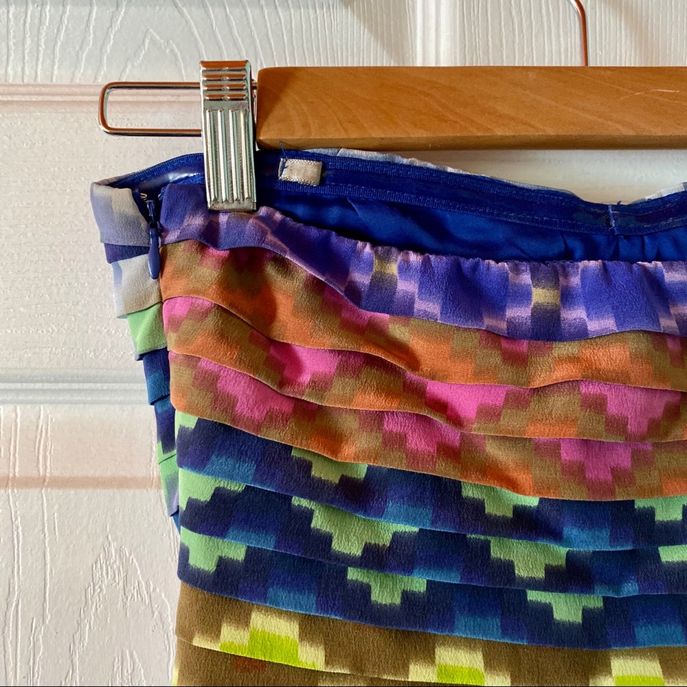 Charlie Jade Multicolor Silk Cocktail Dress - Picture 8 of 9